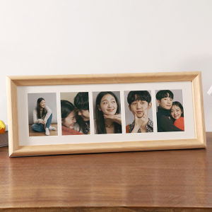 Photo Frame Creative Palace Grid Combination Photo Wash Made Couple Three-Piece Album DIY Custom Wedding Photo Wall Hanging