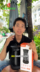 Đèn bắt muỗi Nanoco model NML06B Chất liệu nhựa ABS cao cấp Thu hút muỗi bằng đèn UV - BST
