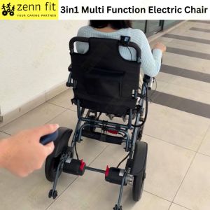 Zennfit Lightweight Folding Electric Wheel Chair for Adults Seniors and Disabled Travel Motorized Wheelchair