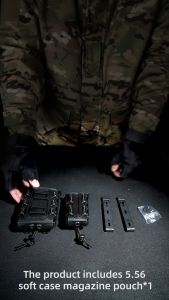 IDOGEAR Molle tactical Mag Pouch Set Fastmag Belt Clip plastic molle pouch Shell Mag set 3519