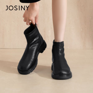 Josiny | Platform British Style Chelsea Boots Women