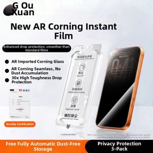 OUXUAN | No-Stripe Scratch Resistant Anti-Fingerprint Full-Coverage Film Applicable iPhone