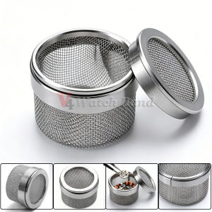 Watch Repair Tool Stainless Steel Mesh Basket Cleaning Movement Parts Small Parts Basket for Watches Ultrasonic Oil Washing Nets