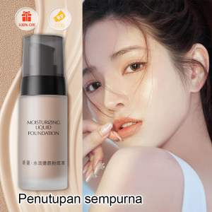 Liquid foundation wajah tahan lama waterproof 40ml Krim BB Full Coverage Moisturizing Oil Control
