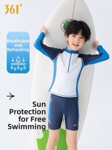 361° | UV Protection Long Sleeve Separate Swimwear for Big Kids