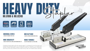 PaperCornerPh - Heavy Duty Stapler No.0240 & No.0100 (100-240 sheets)