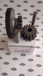 Dual Gear set Gigi Penggerak Dinamo Viar Karya 150 200