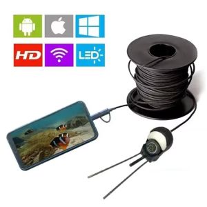 Underwater hd waterproof camera endoscope camera android usb type c fish finder for ice Fishing accessories with wire connector