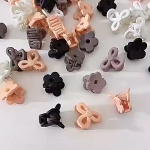 MI-C1267 Jepit Rambut Doff Mini Isi 10pcs Free Box Jedai Kecil Wanita / Jepitan Rambut Pita Anak