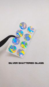 CVV STICKER FOR CREDIT/DEBIT CARD (SHATTERED GLASS) 8PCS PER SET