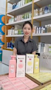 Sữa tắm dưỡng trắng da cao cấp OLEXRS Body Wash 800ML hồng phấn tinh chất hoa sen