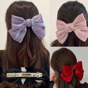 Korean Version Pearly Bow Hair Pin Hair Clips Back Head Clips Top Clip Hairpins Beauty Hair Accessories Wholesale