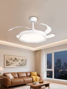 Integrated Ceiling Fan Light 2025 New Model for Living Room Dining Room Bedroom Home Use Aluminum Alloy Remote Control Efficient