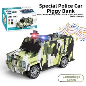 ZHENG FU | Intelligent Car Shaped Savings Bank With Password and Fingerprint Lock