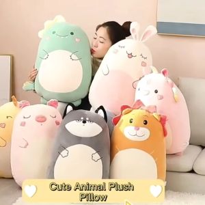 Birthday Gift Soft Dinosaur Stuffed Dolls Unicorn Bunny Plush Toys Animal Pillow Kawaii Doll Cotton