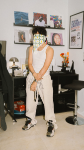 H TRILOGO - Gold/Green/White - Bandana