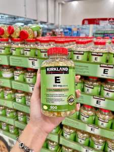 [Chính Hãng Mỹ Đi Bay]. Vitamin E 400 IU hộp 500Viên Kirkland của Mỹ đẹp da ngừa lão hoá. Date xa.