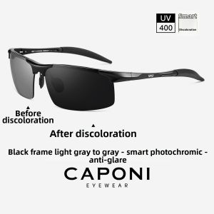 CAPONI | Polarized Night & Day Driver Sunglasses