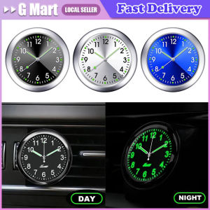 Auto Car Dashboard Clock with Mini Watch Quartz Electronic Timepiece for Motorcycle and Bicycle Waterproof in-Car Accessory