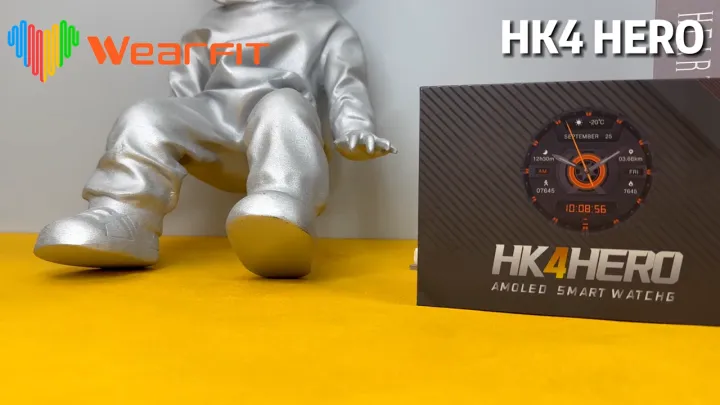 Hero Smartwatch HK4 Hero Smart Watch AMOLED 1.5 Inch Ltpo 2.5D Amplitude Mens NFC Smart ...