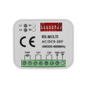 Garage Gate Door Remote Control Universal Receiver 12V 24V 9-30V Controller Switch 300-900MHZ 433.92 433mhz Opener