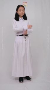 Seragam TOM - Kemeja Putih Polos Tangan Panjang (Remaja)