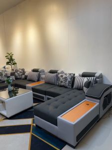 โซฟารับแขก โซฟาโมเดิร์น มีไลฟ์สไตล์ การดูหนัง ฟังเพลง พร้อมลำโพง