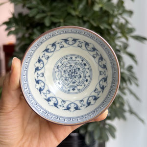 Jingdezhen Blue And White Chrysanthemum Pattern Chicken Heart Cup Ceramic Gongfu Tea Set Personal Specialty Owner Cup Single Bud Lotus Pattern