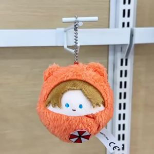 10cm Biohazard Resident Evil Leon S. Kennedy Plush Toys Cute Soft Stuffed Keychain Dolls For Kid Birthday Christmas Gift