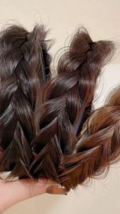 Bayar Di Tempat - Bando Kepang Wig Gaya Korea / Aksesoris Rambut Anak Perempuan / Bando Wig Rambut Palsu Aesthetic