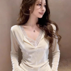 Bộ Đồ Lót Hai Mảnh Voan Tay Dài Phụ Nữ Kẻm Tơ Lụa