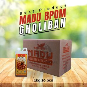 Madu Multiflora Gholiban BPOM 1kg (10pcs)