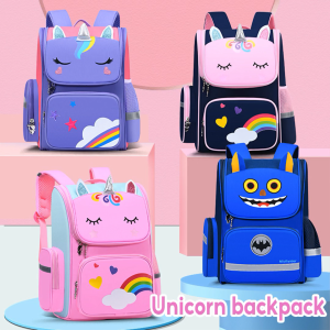 BZAJGEJGESG Unicorn Backpack Kindergarten and Primary School Bags For Kids Children Boys and Girls Large Capacity Waterproof Cartoon Students Schoolbags