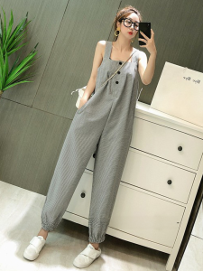 Summer Loose Fit French Style Small Women Overall 1pc