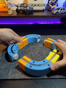 **Malaysia Seller** Magnetic electric train track toy magnetic building Mainan magnet kereta Magnetic Train Track Building Toys