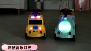 CANDY POLICE TRUCK KIDS 1 - 3 YEARS TOLOCAR PUSH CAR RIDE ON TOY 4 WHEELS LIGHT MUSIC