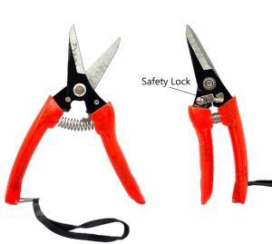 [SG STOCK] GARDEN SHEAR 702 SUPER ACTION Straight Tree Plant Cutting Saw Scissor Anti-Rust Hand Pruner Cutter
