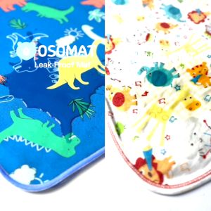 OSOMAT the Original Leak Proof Mat 【XL】 Ultra Absorbent Mats Hypoallergenic Non Slip Durable Quick Drying for Baby Spill Proof Blanket 180 x 150 cm (70.8in x 59in)