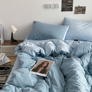 Dual Color Soft Washed Cotton Bedding Set