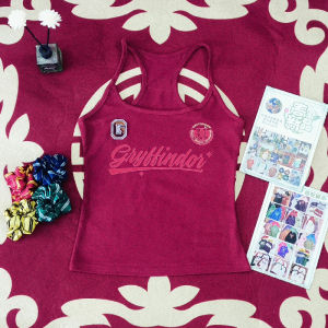 Harry Potter Magic Strap Vest Womens Summer Sports Casual Top College Style JK Slimming Slim Fit Womens Fashion Vest