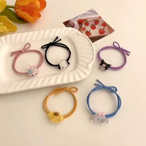 Combo 5 dây cột tóc vải thun co giãn hình con vật đáng yêu giá rẻ CB35