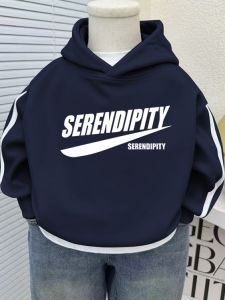 Printed Hooded Fleece Sweatshirt for Kids