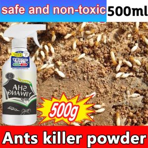🐜Kill all kinds of ants🐜Termites killer spray 550ML Ants spray killer for ants termites cockroach (Ant killer) Long Lasting insecticide termite killer pest control cockroach bait Ant repellent spray Plant Ant killer No termites Long-term prevention