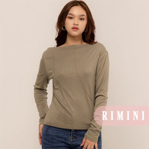 RIMINI - Blus Wanita Stripes Long Sleeves Lengan Panjang Size XS-XL - Ardella Top CC30505