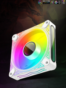 Coolmoon | Thermal-controlled Reversible ARGB Fan Large Airflow
