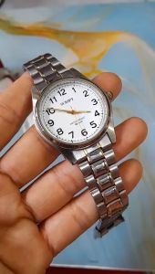 Đồng hồ nam SCRIPT size:37mm d&acircy th&eacutep kh&ocircng gỉ second hand si nhật- đ&atilde qua sử dụng