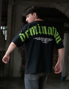 Kaos oversize pria huntercutz domination combo
