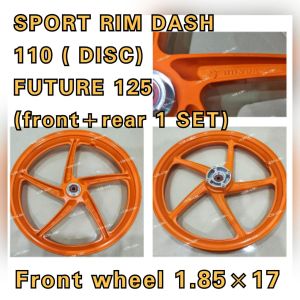 Sport rim DASH 110 ( disc ) future 125 Front + rear 1 set ( ada disc )
