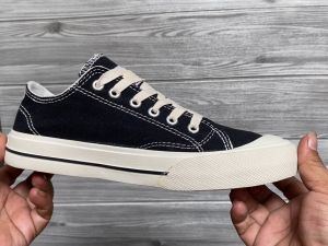 sepatu SNEAKERS Ventela ETHNIC LOW PENDEK Black Natural Sepatu SEKOLAH HITAM PENDEK