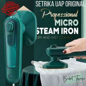 ORIGINAL SETRIKA UAP MINI TRAVEL /Setrika super Steam Ironer